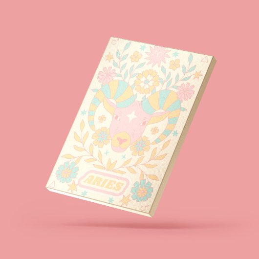 Ram Hemelse Dierenriem Pastel Dromen Muur Kunsten Canvas Afdruk