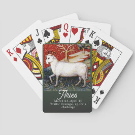  Ram Het Ram Zodiac-teken Pokerkaarten