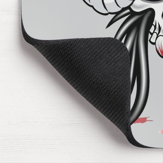 Ram Horned Skull Muismat (Hoek)