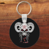 Ram Horned Skull Sleutelhanger (Voorkant)
