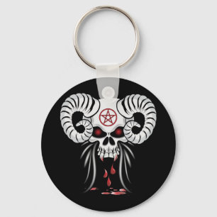 Ram Horned Skull Sleutelhanger