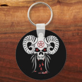 Ram Horned Skull Sleutelhanger (Voorkant)