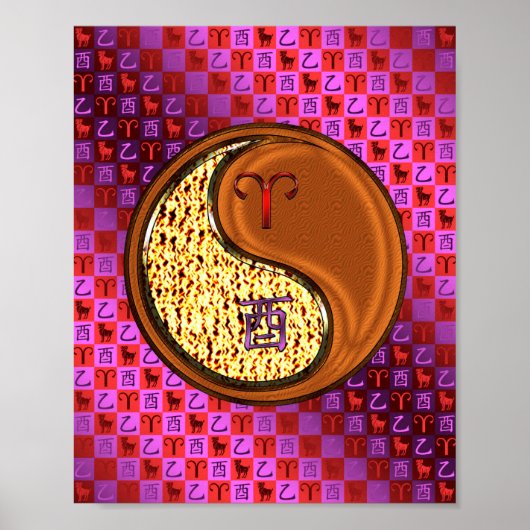 Ram & Hout Haan Poster (Voorkant)