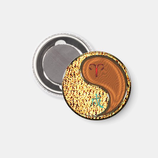 Ram & Hout Hond Magneet (Voorkant / Achterkant)