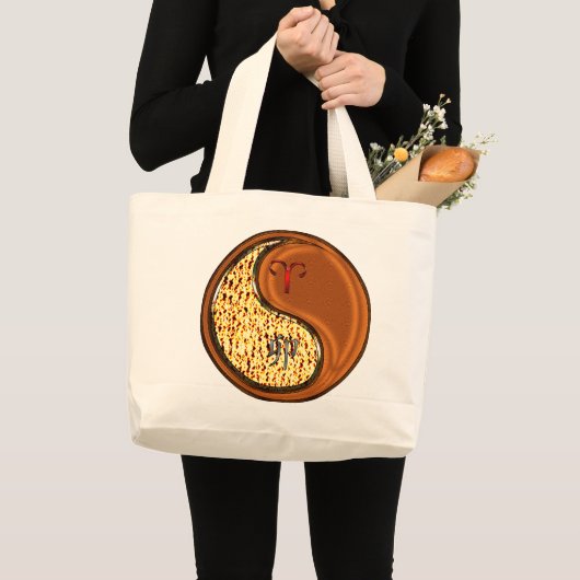 Ram & Hout Konijn. Grote Tote Bag (Voorkant (product))