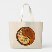 Ram & Hout Konijn. Grote Tote Bag (Achterkant)