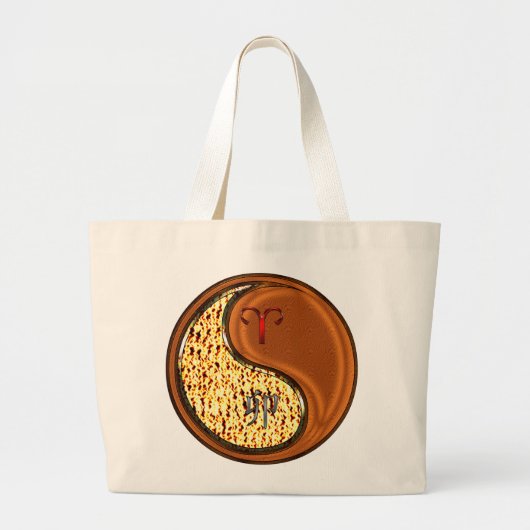 Ram & Hout Konijn. Grote Tote Bag (Voorkant)