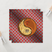 Ram & Hout Konijn. Kaart (Voorkant / Achterkant in situ)