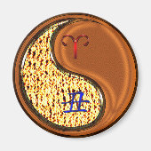 Ram & hout os magneet (Voorkant)