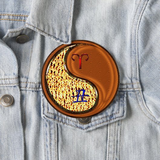 Ram & hout os ronde button 4,0 cm (In situ)