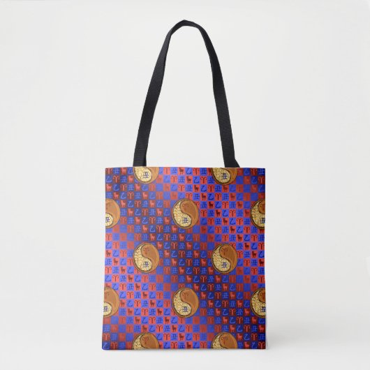Ram & hout os tote bag (Voorkant)