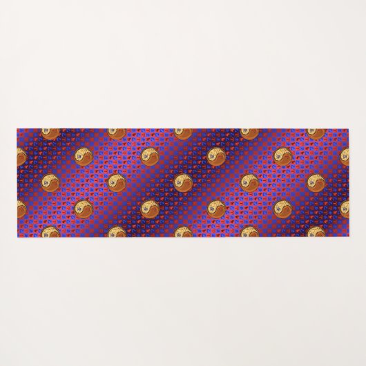 Ram & hout os yogamat (Achterkant (horizontaal))