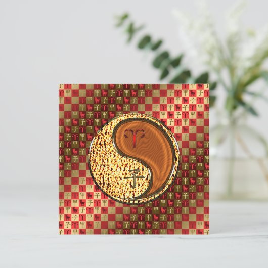 Ram & Hout Rat Kaart (Staand voorkant)