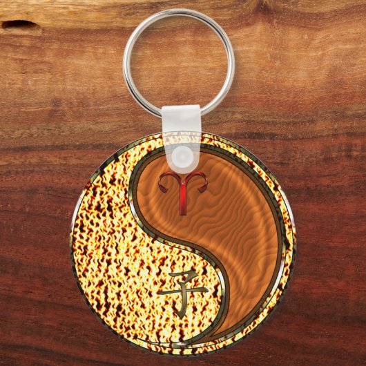 Ram & Hout Rat Sleutelhanger (Voorkant)