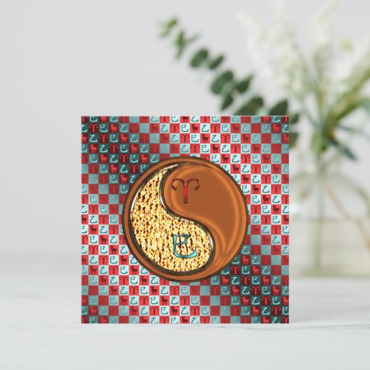 Ram & Hout Slang Kaart (Staand voorkant)