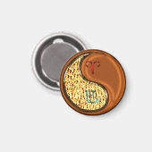 Ram & Hout Slang Magneet (Voorkant / Achterkant)