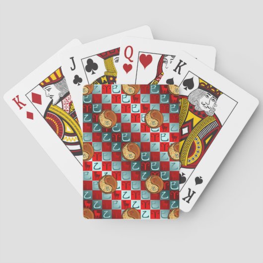 Ram & Hout Slang Pokerkaarten (Achterkant)