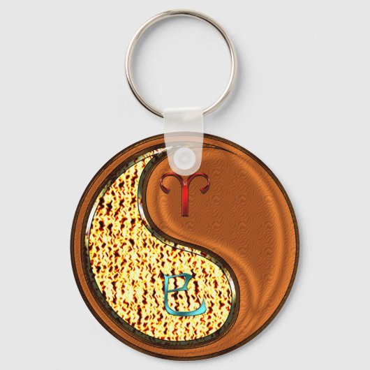 Ram & Hout Slang Sleutelhanger (Voorkant)