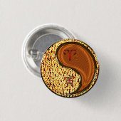 Ram & Hout Tijger Ronde Button 3,2 Cm (Voorkant /achterkant)