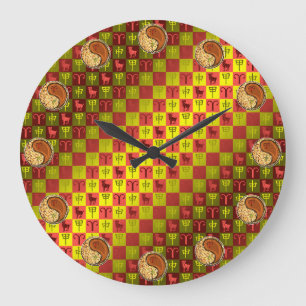 Ram & Houten Aap Grote Klok