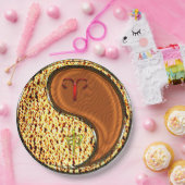 Ram & Houten Aap Papieren Bordje (Feest)
