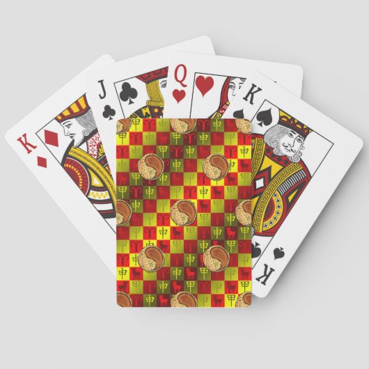 Ram & Houten Aap Pokerkaarten (Achterkant)