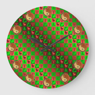 Ram & Houten Geit Grote Klok