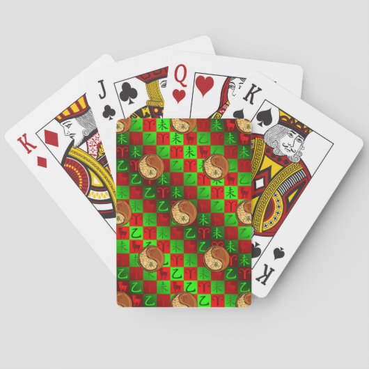 Ram & Houten Geit Pokerkaarten (Achterkant)