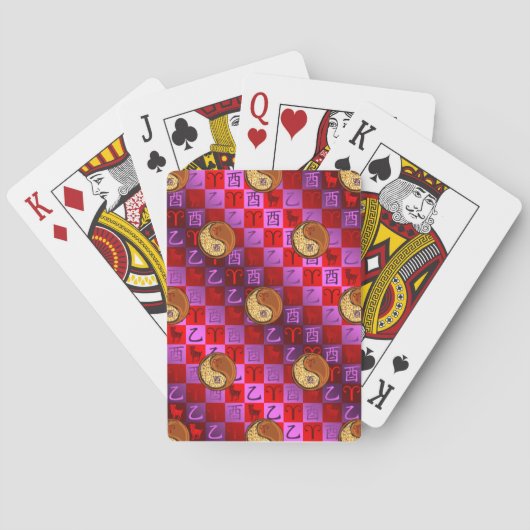 Ram & Houten Haan Pokerkaarten (Achterkant)