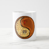 Ram & Houten Konijn. Grote Koffiekop (Voorkant)