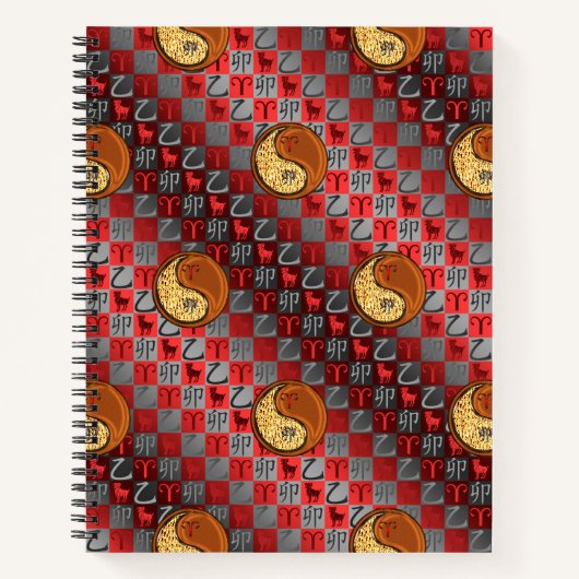 Ram & Houten Konijn. Notitieboek (Voorkant)
