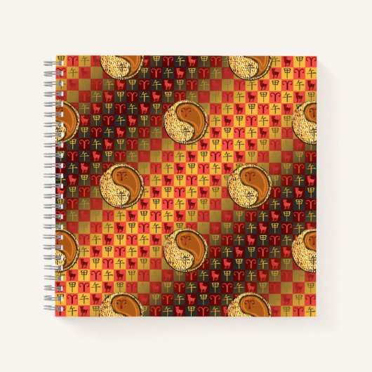 Ram & Houten Paard Notitieboek (Voorkant)