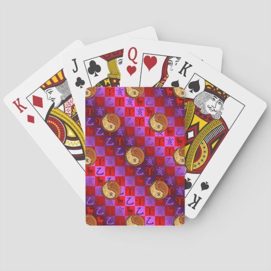 Ram & Houten Varken Pokerkaarten (Achterkant)