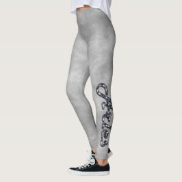 Ram in Diamanten Leggings