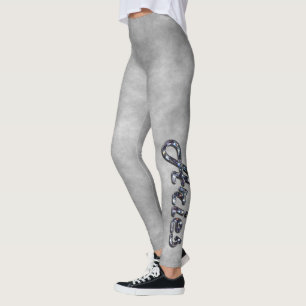 Ram in Diamanten Leggings