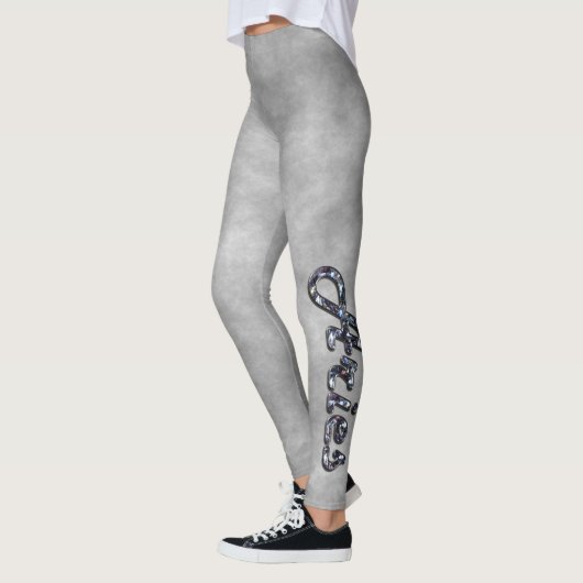 Ram in Diamanten Leggings (Links)