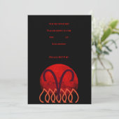 Ram Invitatie Kaart (Staand voorkant)