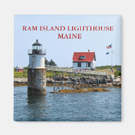 Ram Island Lighthouse Boothbay Harbor Maine Magnee Magneet