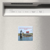 Ram Island Lighthouse Boothbay Harbour Maine Magne Magneet (Insitu (Vaatwasser))