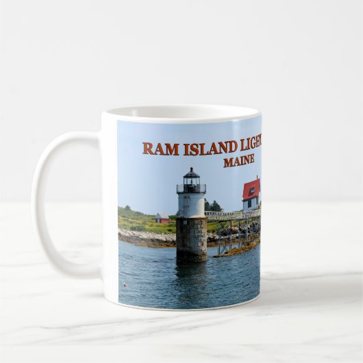 Ram Island Lighthouse, Boothbay Harbour Maine Mok (Links)