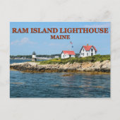 Ram Island Lighthouse, Maine Briefkaart (Voorkant)