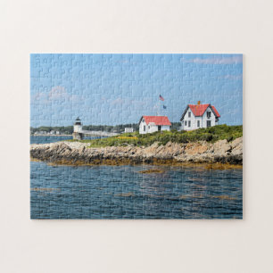 Ram Island Lighthouse, Maine Jigzaag Puzzle Legpuzzel