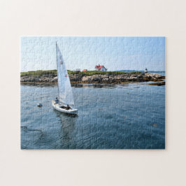 Ram Island Lighthouse, Maine Jigzaag Puzzle Legpuzzel