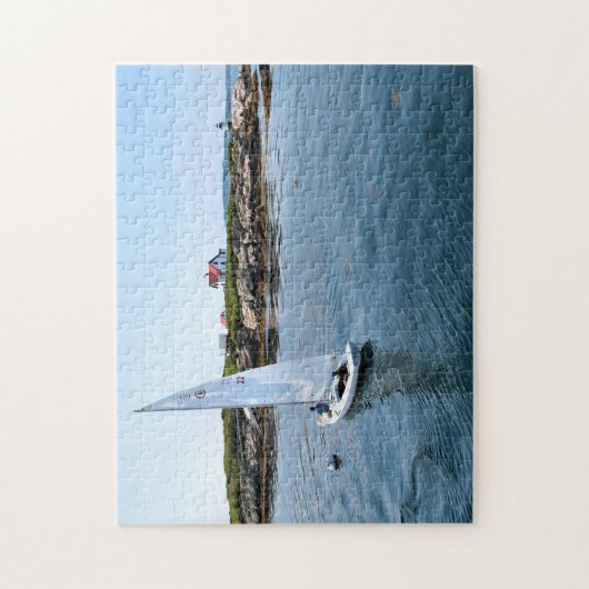 Ram Island Lighthouse, Maine Jigzaag Puzzle Legpuzzel (Verticaal)