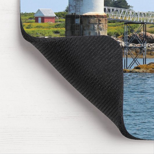Ram Island Lighthouse, Maine Mousepad Muismat (Hoek)