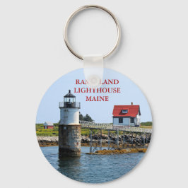 Ram Island Lighthouse, Maine Sleutelhanger