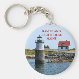 Ram Island Lighthouse, Maine Sleutelhanger
