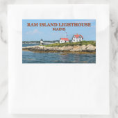 Ram Island Lighthouse, Maine Stickers (Tas)