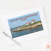 Ram Island Lighthouse, Maine Stickers (Envelop)