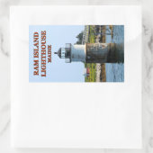 Ram Island Lighthouse, Maine Stickers (Tas)